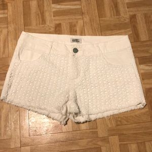 3/$15 White Shorts- patterned. Barely worn!